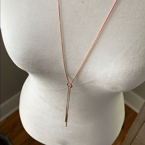 Rose gold necklace